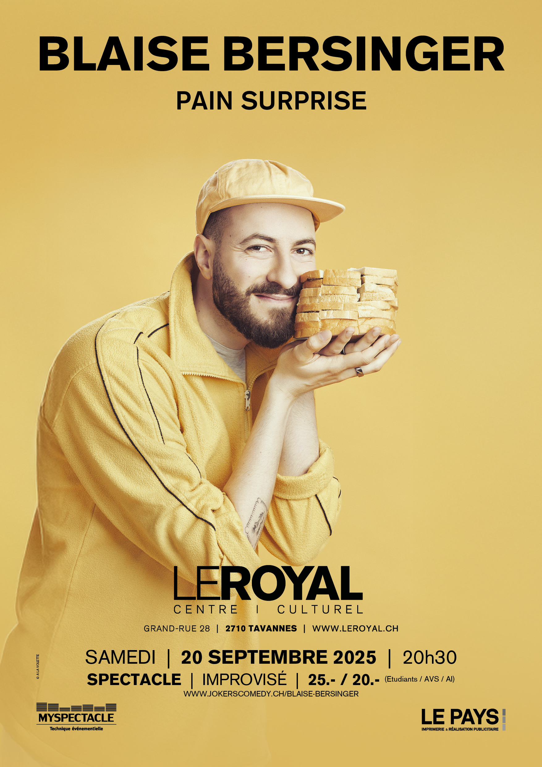 250920 - BLAISE BERSINGER - Affiche A3