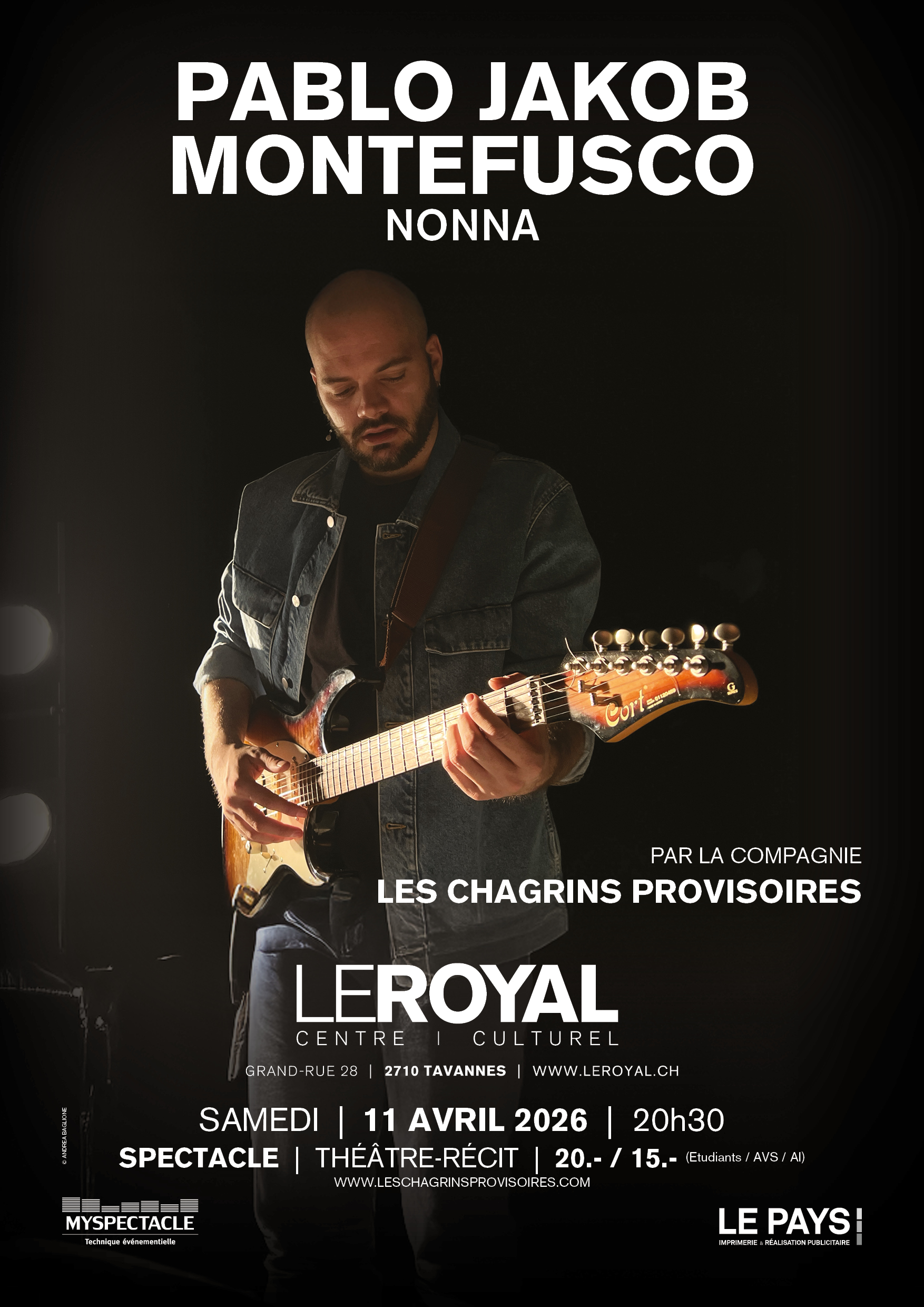 260411 - PABLO JAKOB MONTEFUSCO - Affiche A3