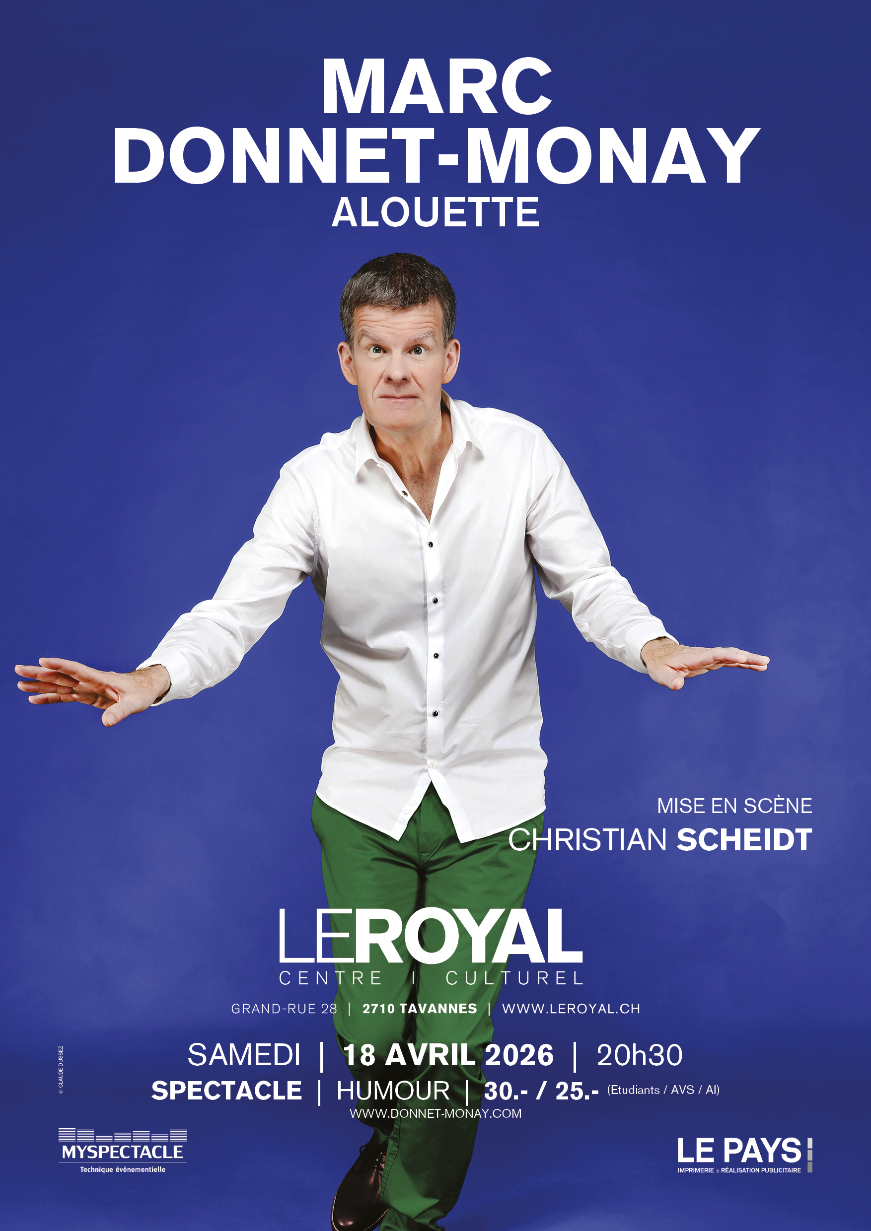 260418 - MARC DONNET-MONAY - Affiche A3