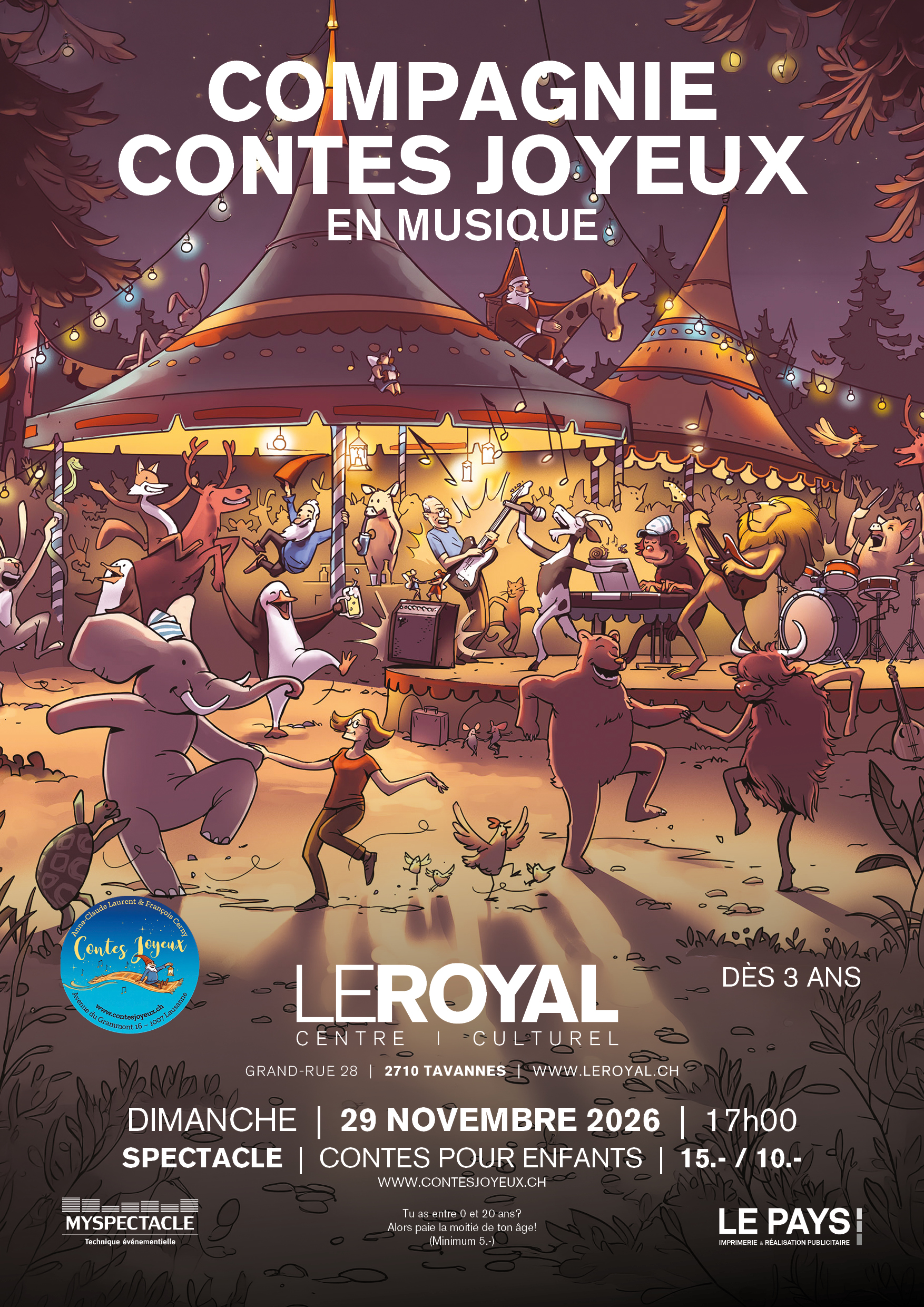 261129 - CIE CONTES JOYEUX - Affiche A3